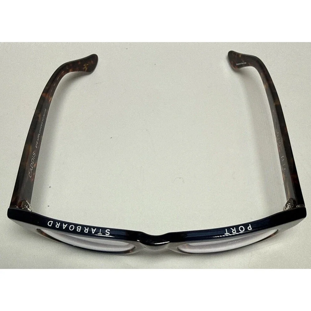 Caddis The Miklos Reading Glasses 0.00 Tortoise Shell Blue Size 52-20-145